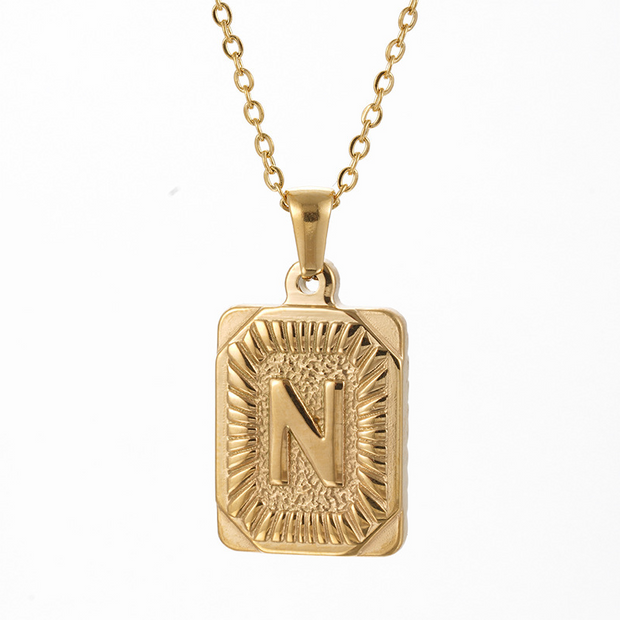 Classic Initial Pendant Necklace