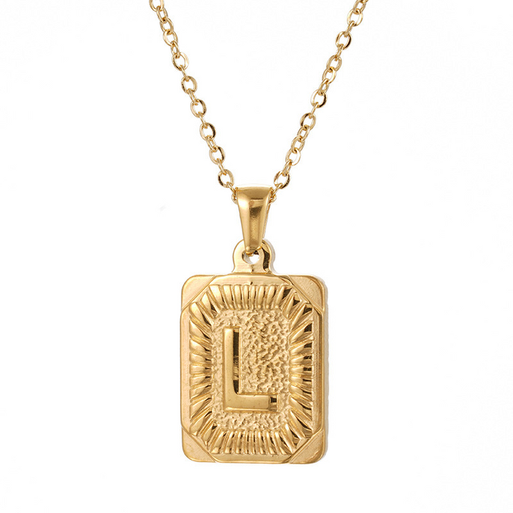 Classic Initial Pendant Necklace