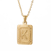 Classic Initial Pendant Necklace