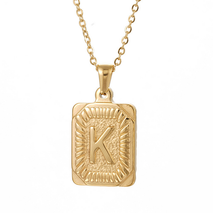 Classic Initial Pendant Necklace