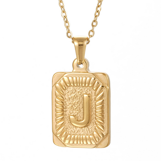 Classic Initial Pendant Necklace