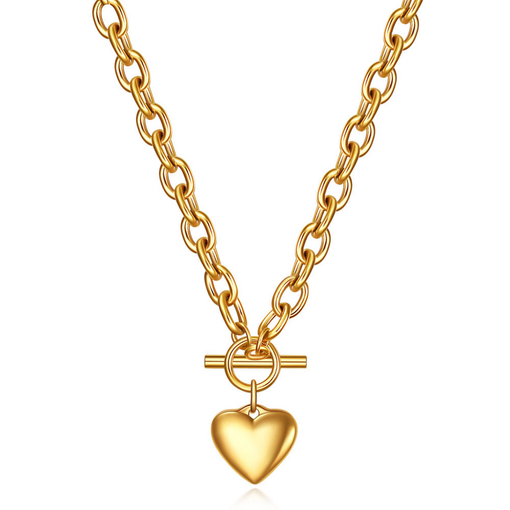 Love T-Bar Pendant Necklace