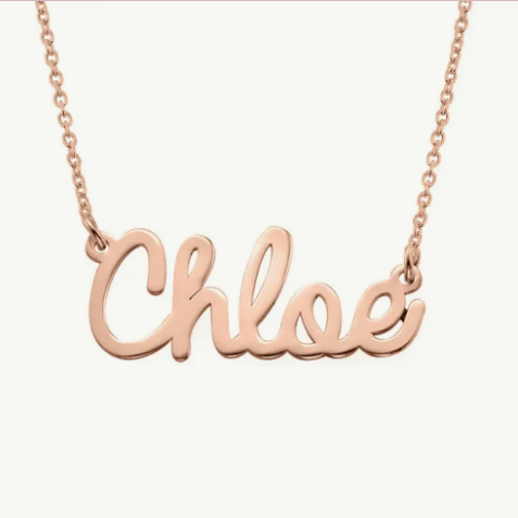 Personalized Cursive Name Necklace