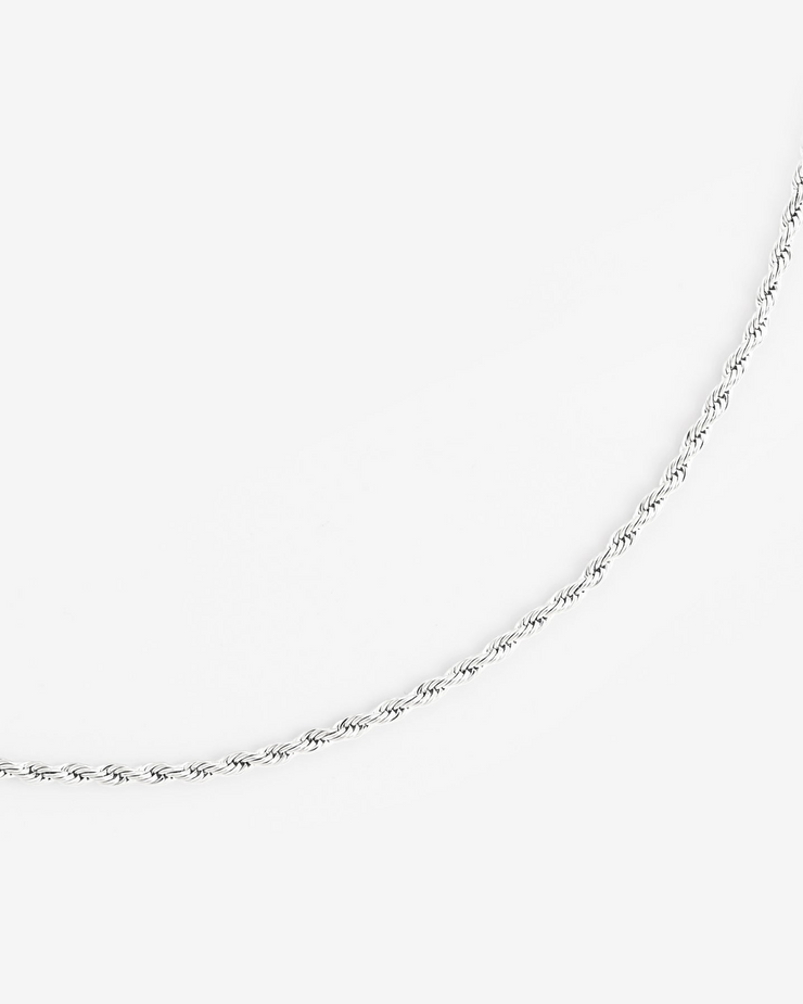 925 3mm Silver Rope Chain