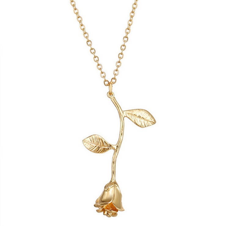 Elegant Floral Pendant Necklace