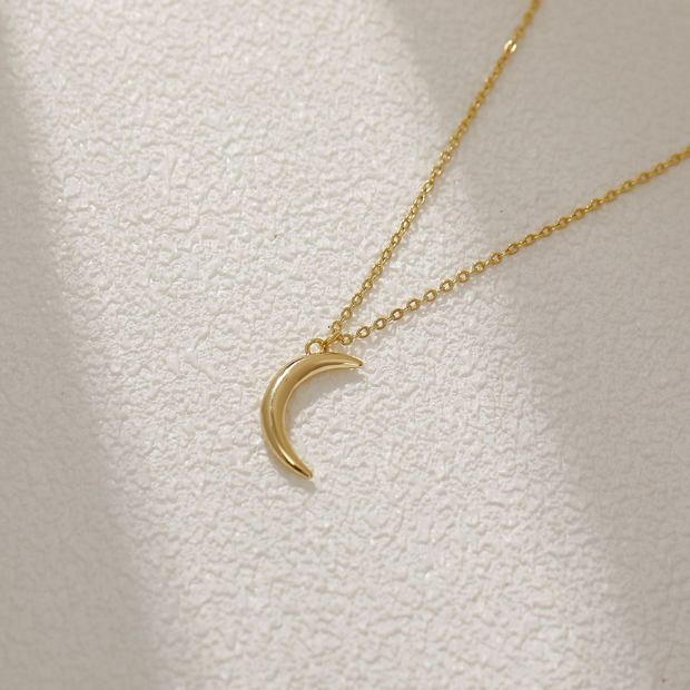 Petite Lunar Crescent Pendant