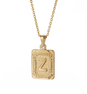 Classic Initial Pendant Necklace