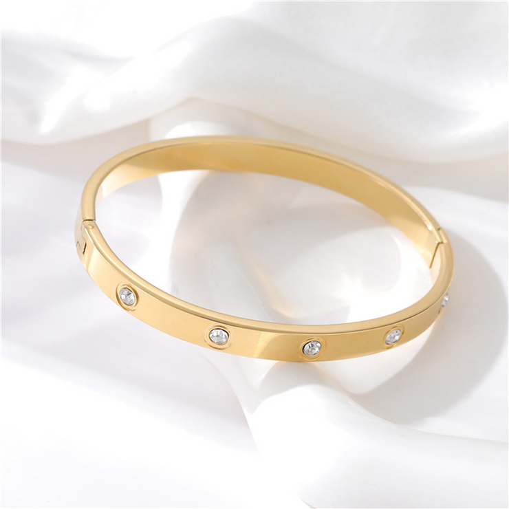 Gold Eternity Bangle