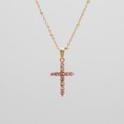 Timeless Mary Cross Necklace