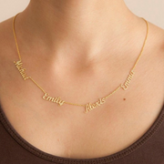 Heritage Multiple Name Necklace in 18ct Gold Plating