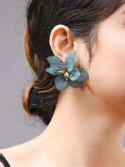 Fashion Acrylic Flower Earrings