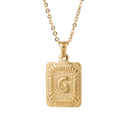 Classic Initial Pendant Necklace