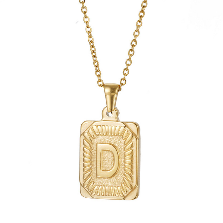 Classic Initial Pendant Necklace