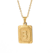 Classic Initial Pendant Necklace