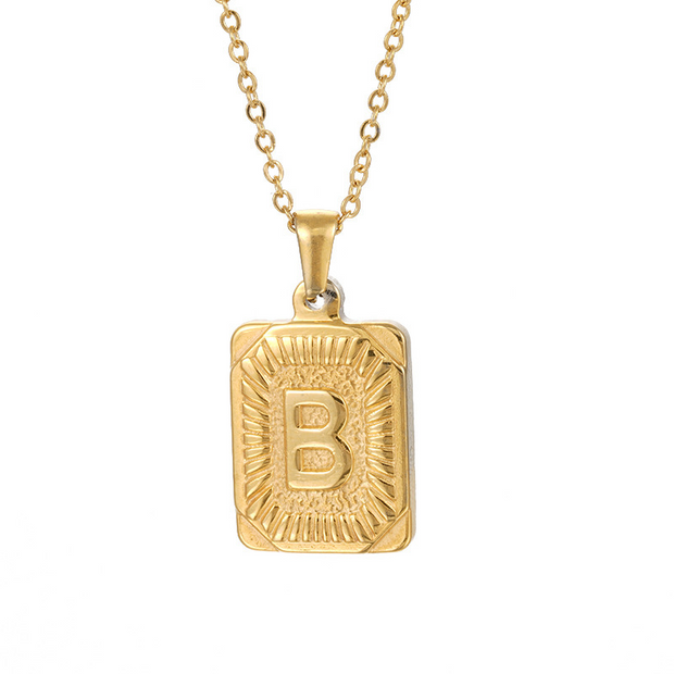 Classic Initial Pendant Necklace