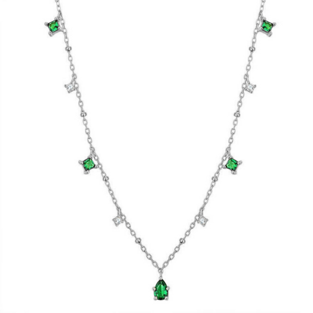 Elysee Necklace in Emerald Green