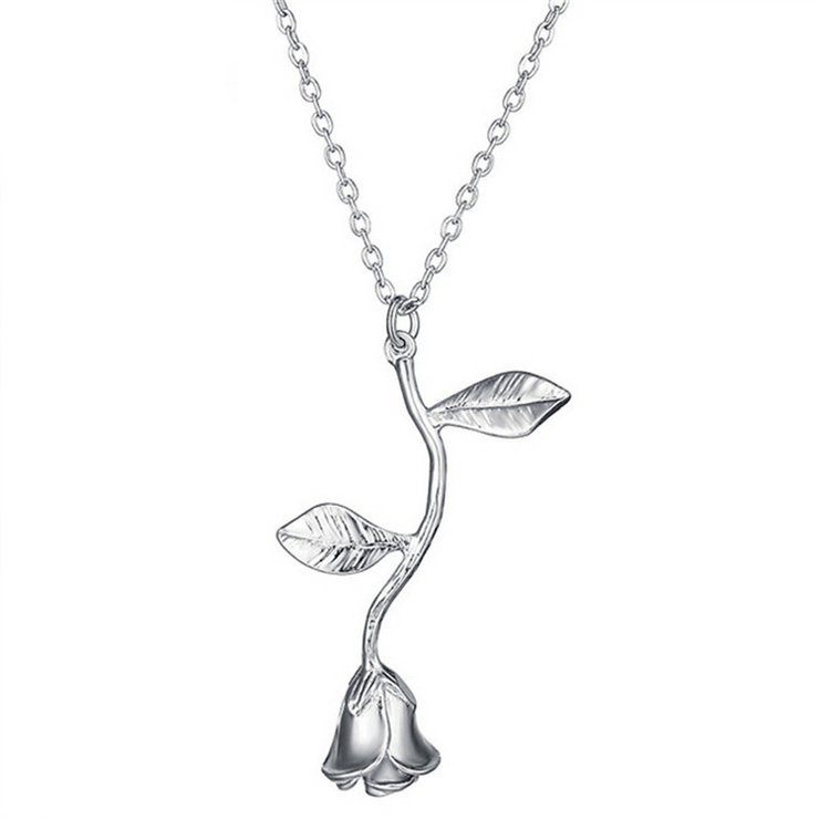 Elegant Floral Pendant Necklace