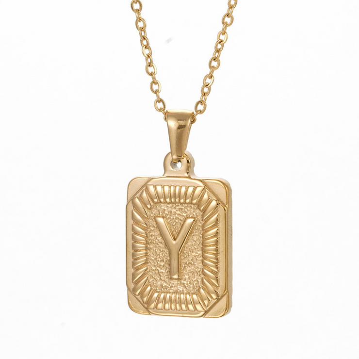 Classic Initial Pendant Necklace