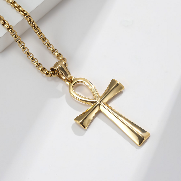 Symbolic Ankh Pendant Necklace