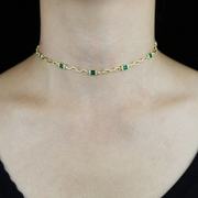 Exquisite Emerald Stone Necklace