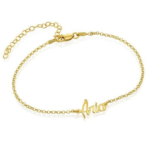 Anklet With Personal Engraving