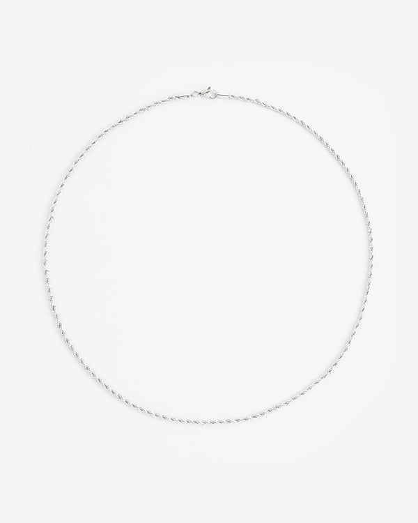 925 3mm Silver Rope Chain