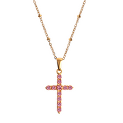 Timeless Mary Cross Necklace