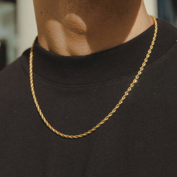 3mm Gold Rope Chain