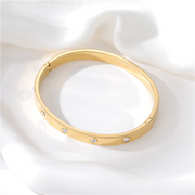 Gold Eternity Bangle