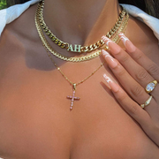 Timeless Mary Cross Necklace