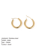 Classic Gold Filled Hoops