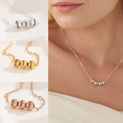 Personalized Transfer Bead Necklace