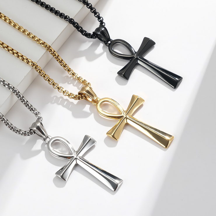 Symbolic Ankh Pendant Necklace