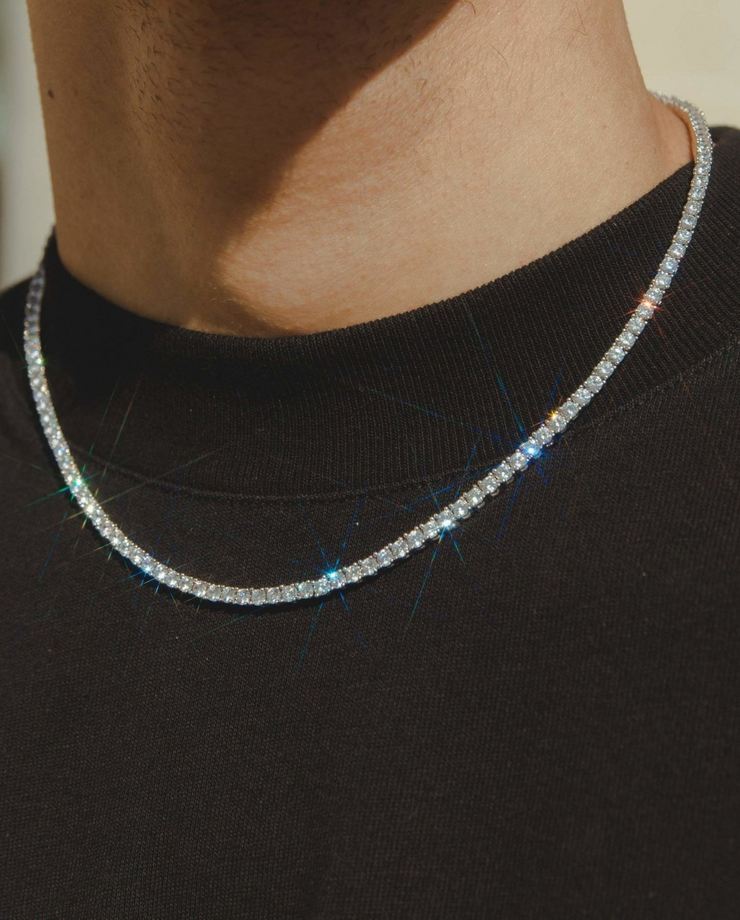 3mm Silver Tennis Chain