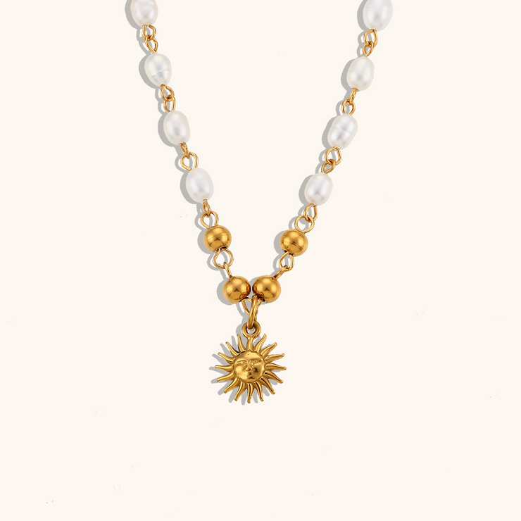 Sunshine Pearl Necklace