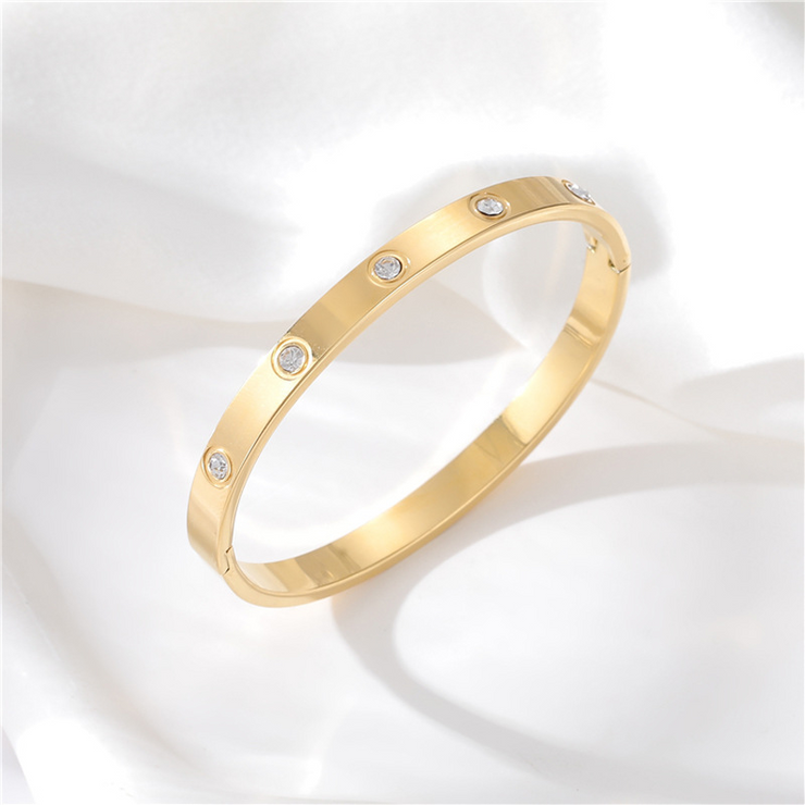 Gold Eternity Bangle