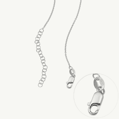 Interlocking Hearts Necklace with Diamonds