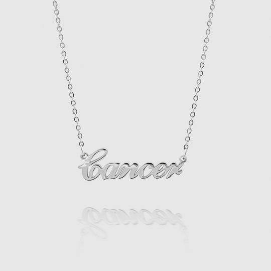 Personalized Zodiac Name Necklace