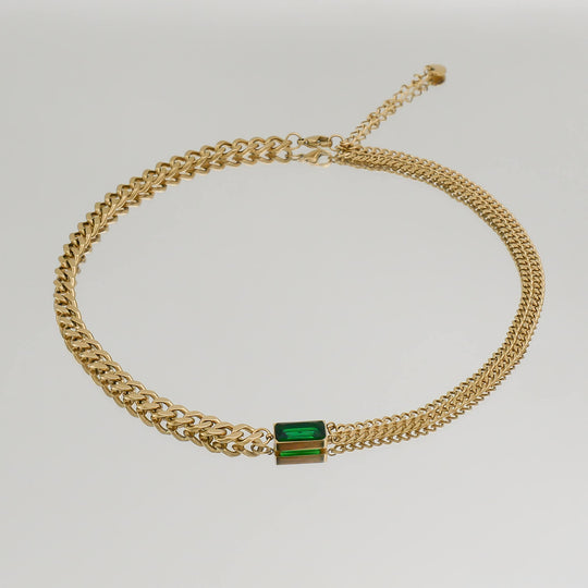 Cuban Contrast Necklace