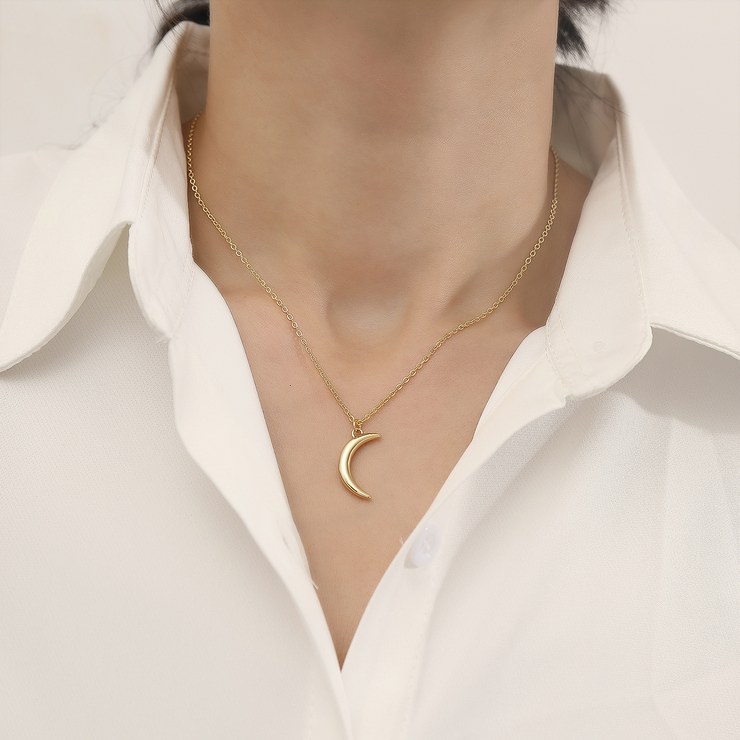 Petite Lunar Crescent Pendant