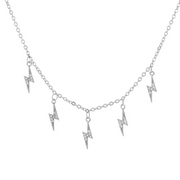 Electric Bolt Collar Necklace
