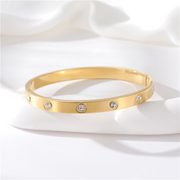 Gold Eternity Bangle