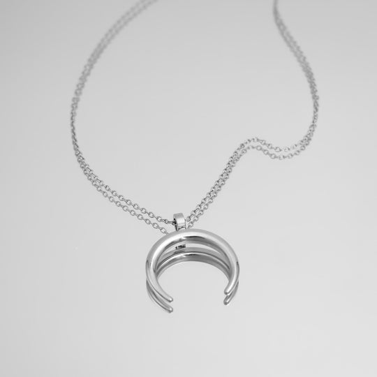 Full Crescent Moon Necklace