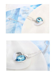 Crystal Heart Shaped Necklace