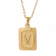 Classic Initial Pendant Necklace