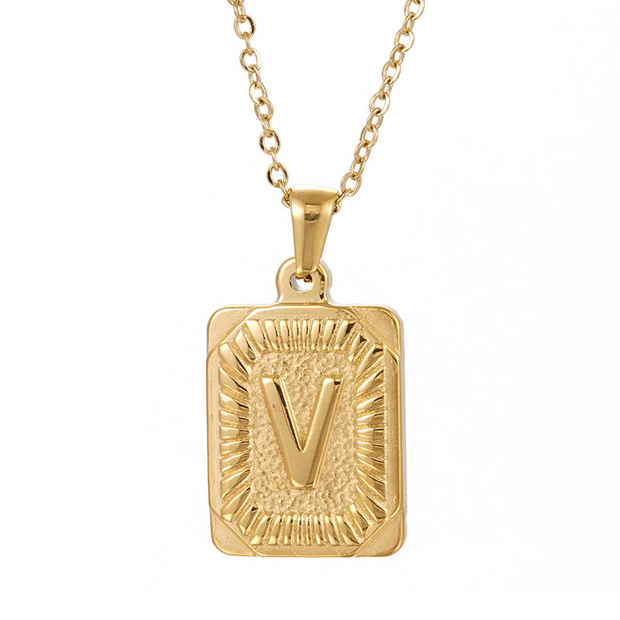 Classic Initial Pendant Necklace