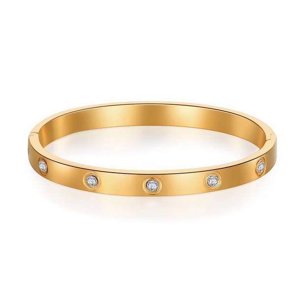 Gold Eternity Bangle