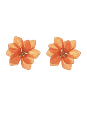 Fashion Acrylic Flower Earrings