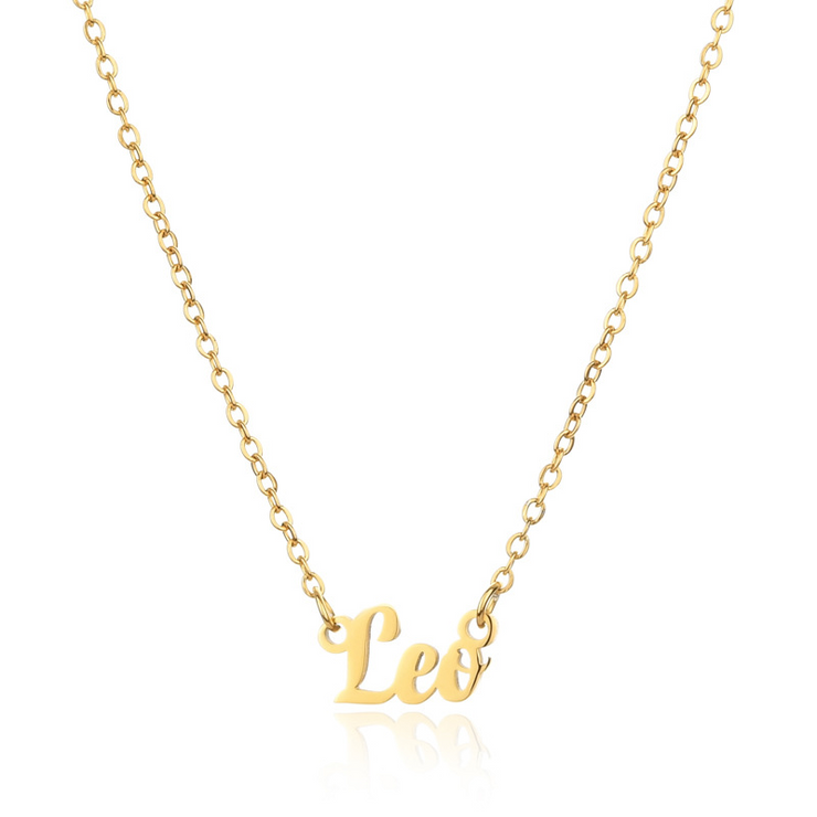 Personalized Zodiac Name Necklace