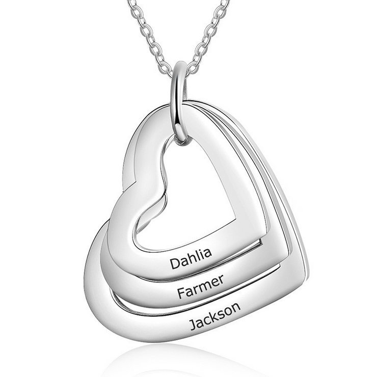 Personalized Heart Necklace